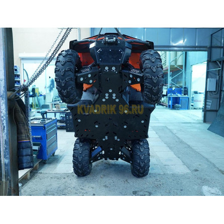 Защита днища KTZ пластик для квадроцикла LONCIN XWOLF 700L 2023-