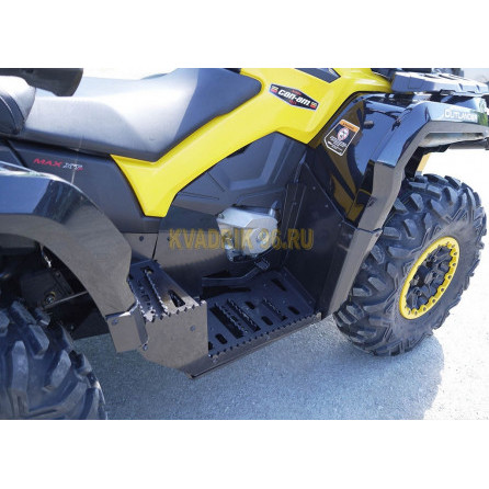 Комплект: защита днища и подножки KTZ пластик для квадроцикла BRP CAN AM OUTLANDER G2 MAX 650 850 1000 (2012-2016) Комплект: защита днища и подножки KTZ пластик для квадроцикла BRP CAN AM OUTLANDER G2 MAX 650 850 1000 (2012-2016)
