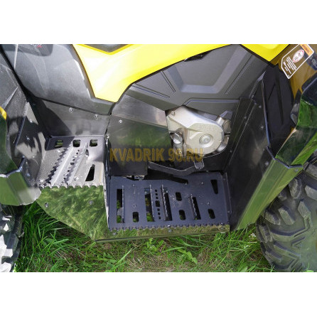 Комплект: защита днища и подножки KTZ пластик для квадроцикла BRP CAN AM OUTLANDER G2 MAX 650 850 1000 (2012-2016) Комплект: защита днища и подножки KTZ пластик для квадроцикла BRP CAN AM OUTLANDER G2 MAX 650 850 1000 (2012-2016)