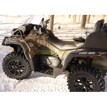 Комплект: защита днища и подножки KTZ для квадроцикла BRP CAN AM OUTLANDER G2 MAX 650 850 1000 (2019-2024-)