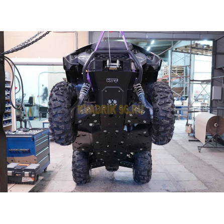 Защита днища KTZ пластик для квадроцикла LINHAI YAMAHA M550 L 2023-