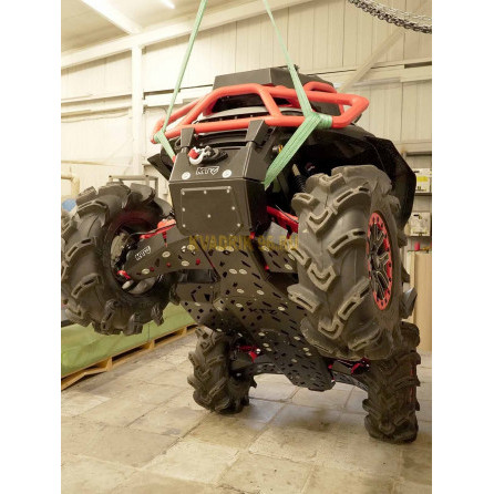 Защита днища KTZ пластик для квадроцикла SEGWAY AT10 W MUD 2025-