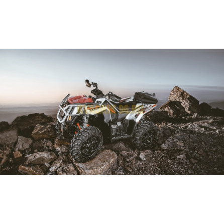 Канистра на переднюю багажную площадку для квадроцикла Polaris Scrambler