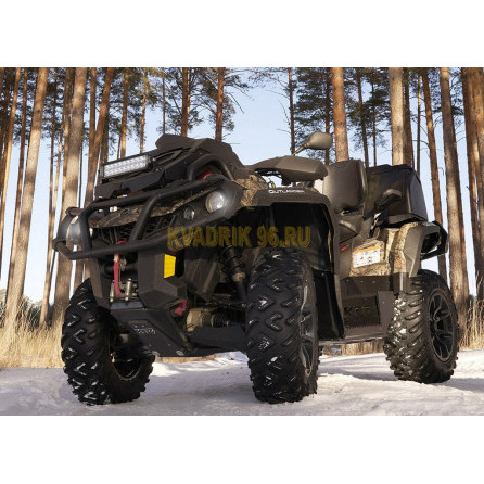 Комплект защита днища и подножки KTZ пластик для квадроцикла BRP Outlander G2 max 650 850 1000 (2017 — 2018)