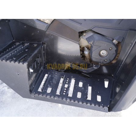 Комплект защита днища и подножки KTZ пластик для квадроцикла BRP Outlander G2 max 650 850 1000 (2017 — 2018)